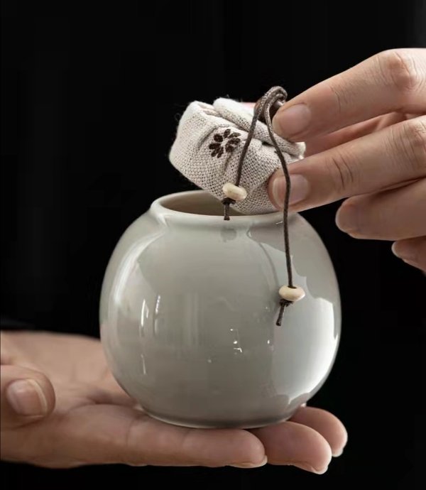 Porzellan Teedose aus Jingdezhen, China