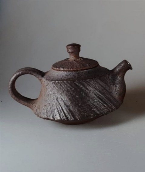 Teekanne Nr.9 "Chai Shao-holzgebrannt" von Jiri Duchek aus Tschechien