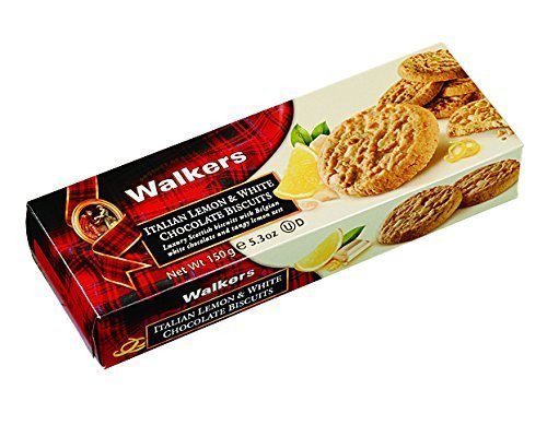 Teegebäck, WALKERS Italian Lemon &amp;White Chocolate Biscuits