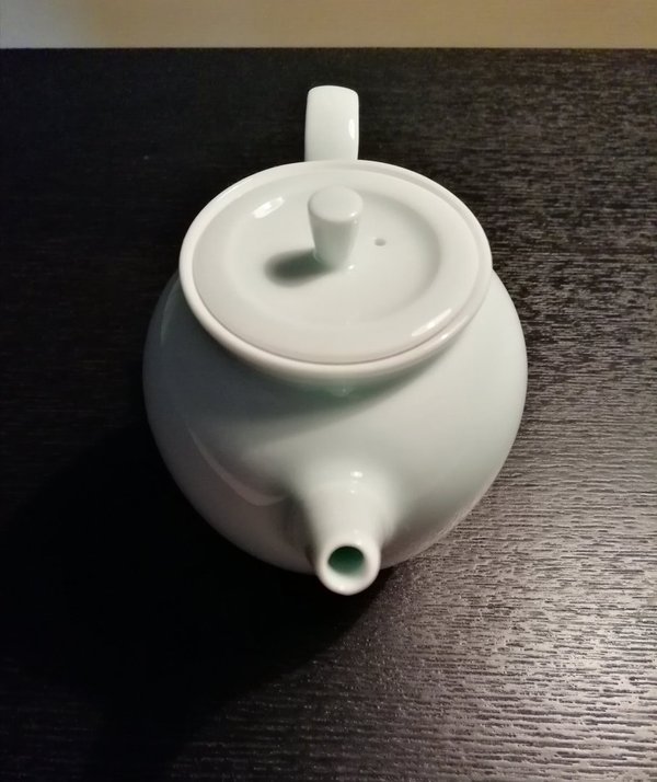 Porzellan Teekanne " Jade" aus Jing De Zhen, China
