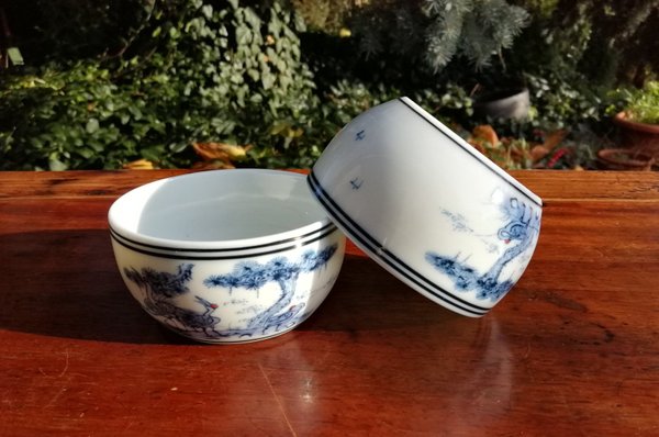 Porzellan Teeschale aus Jingde Zhen, China ( Preis für 1 Stück)